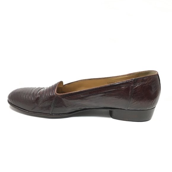 Bragano Cole Haan Loafers Shoes Size 8.5 Lizard main image 7
